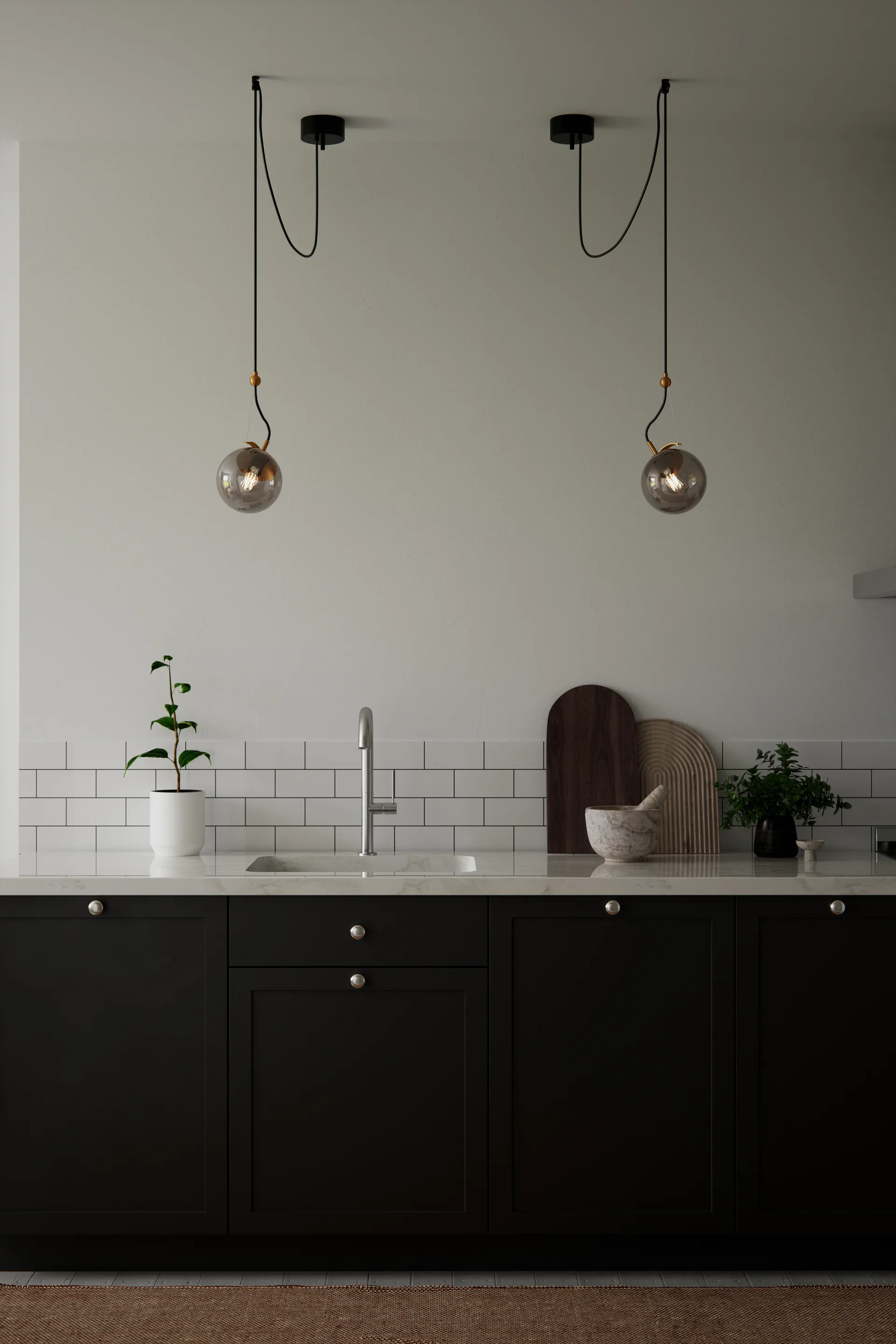 캐리 천장 조명 18 cm, 1 grey By Rydéns | 바이뤼덴스