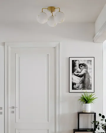 벨라지오 천장 조명 3-라이트 - Brass-white - By Rydéns | 바이뤼덴스