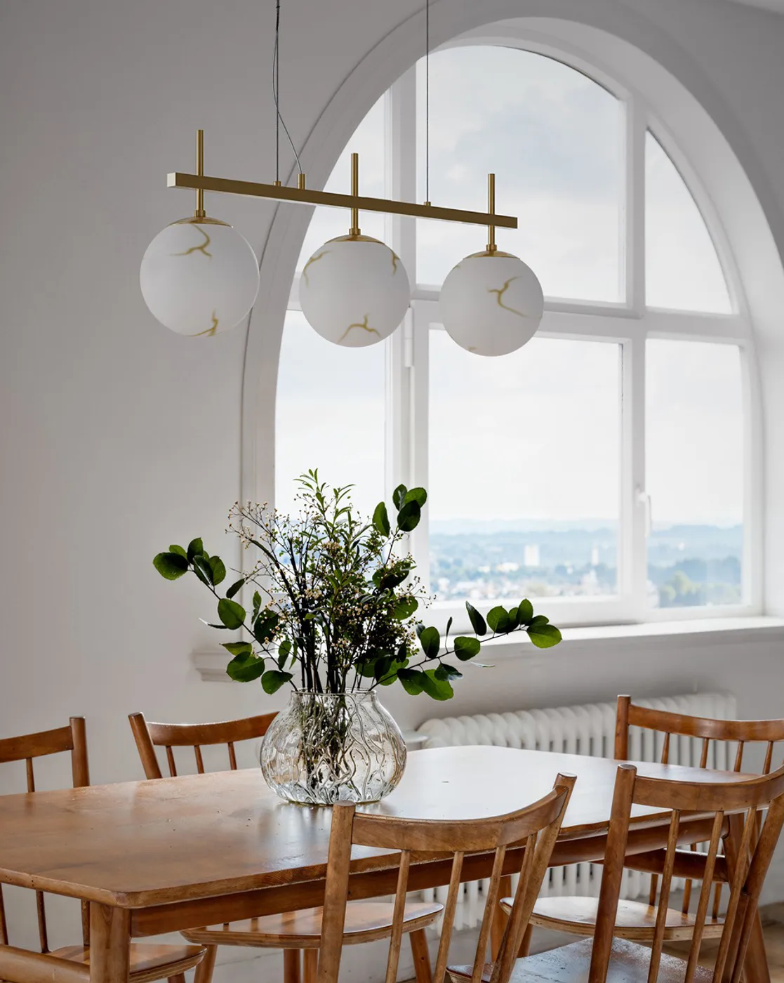 벨라지오 천장 조명 3-라이트, Brass-white By Rydéns | 바이뤼덴스