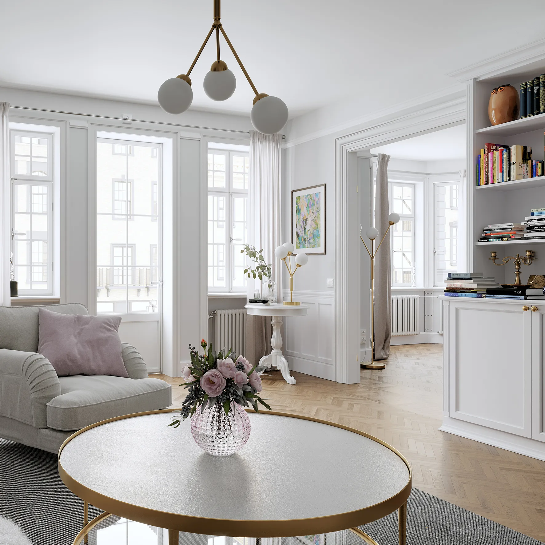 3Some 천장 조명, antique gold By Rydéns | 바이뤼덴스