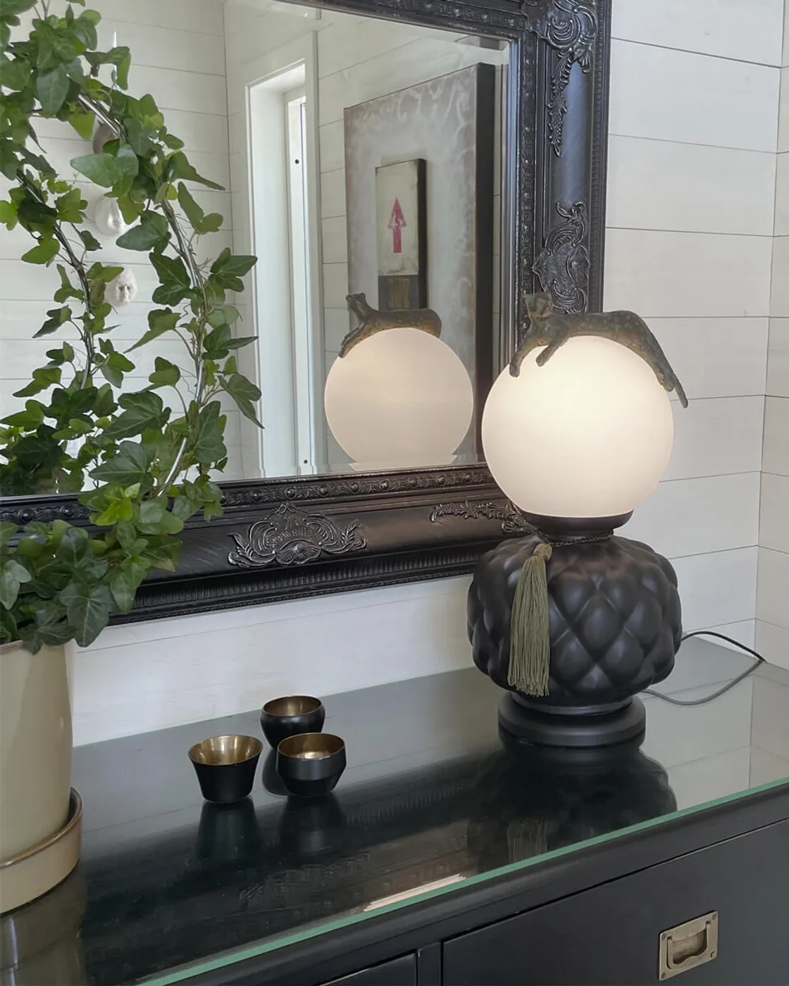 비바 라 디바 테이블 조명 45 cm, Black-matte white By Rydéns | 바이뤼덴스