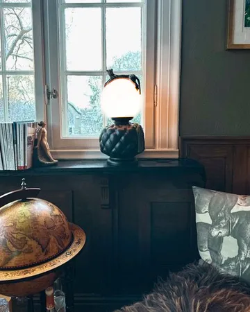 비바 라 디바 테이블 조명 45 cm - Black-matte white - By Rydéns | 바이뤼덴스