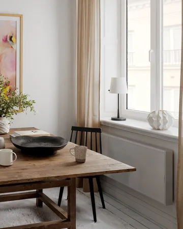 루미 테이블 조명 48,5 cm - Matte black-white - By Rydéns | 바이뤼덴스