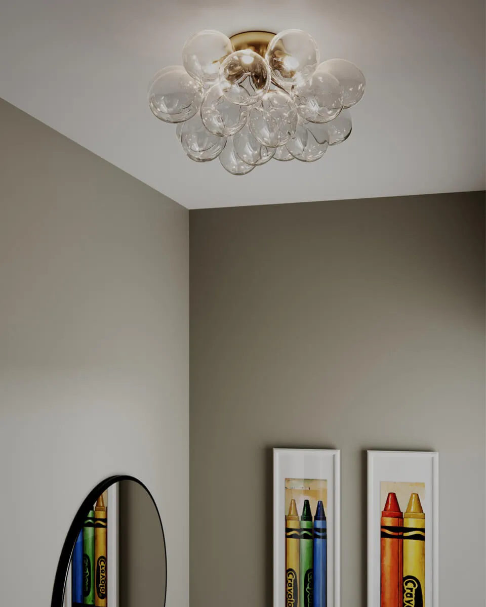 그로스 천장 Ø50 cm, Brass-clear By Rydéns | 바이뤼덴스