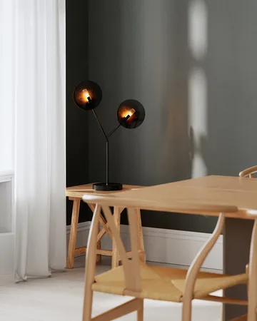 투르노 테이블 조명 59 cm - Matte black-gold - By Rydéns | 바이뤼덴스