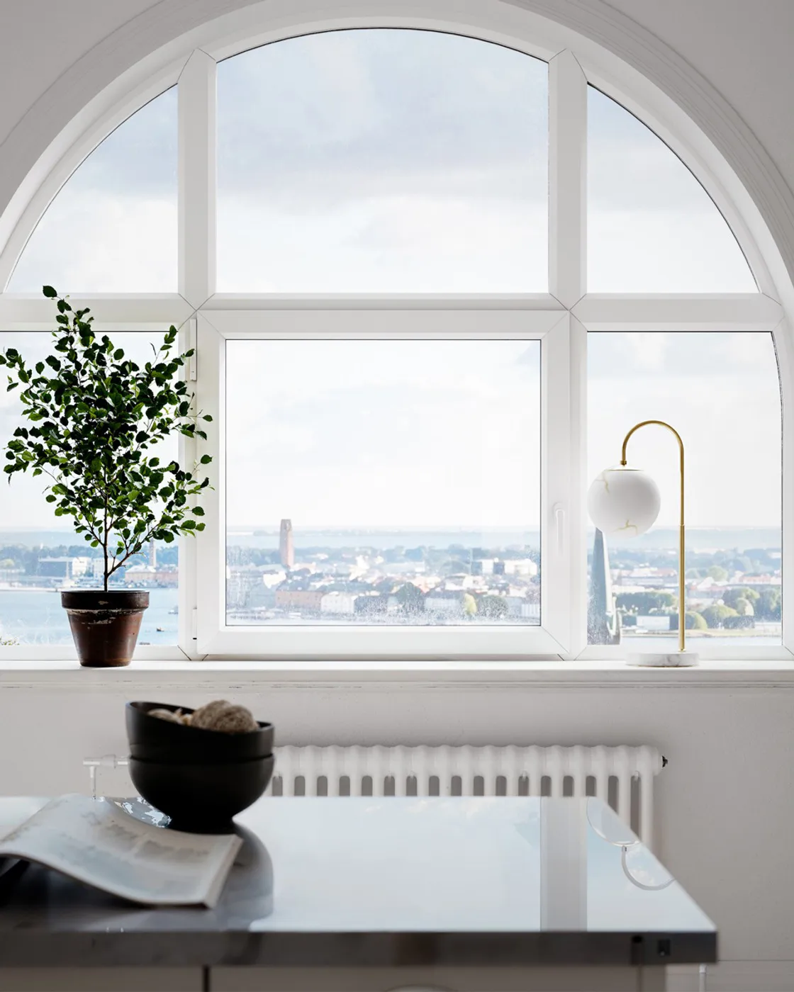 벨라지오 테이블 조명 60 cm, Brass-white By Rydéns | 바이뤼덴스