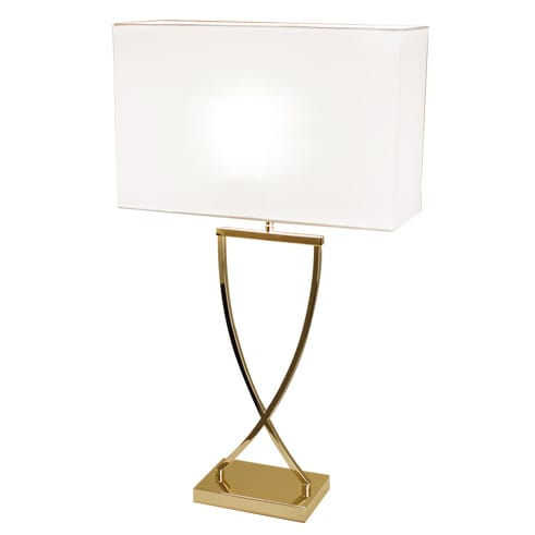 오메가 테이블 조명 67 cm - brass-white - By Rydéns | 바이뤼덴스