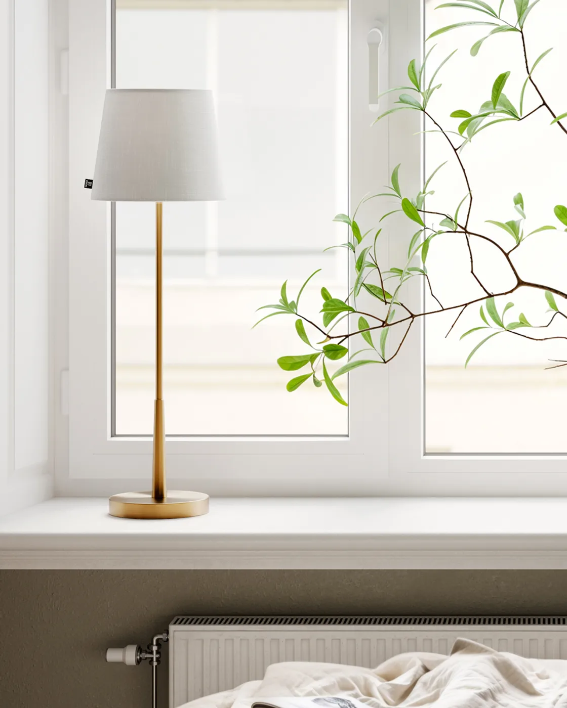 루미 테이블 조명 68,5 cm, Gold-white By Rydéns | 바이뤼덴스