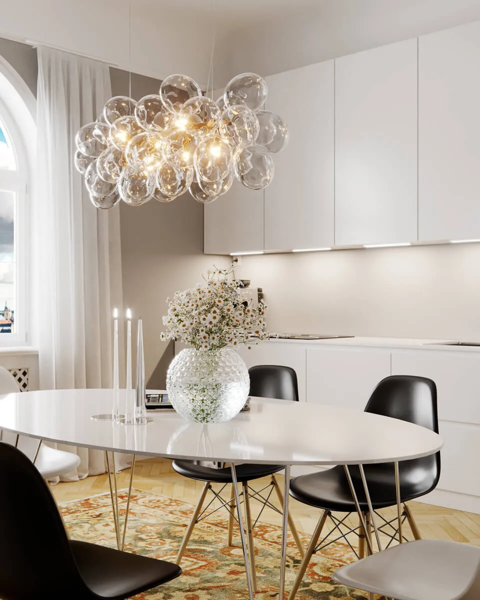 그로스 바 펜던트 조명 80 cm, Brass-clear By Rydéns | 바이뤼덴스