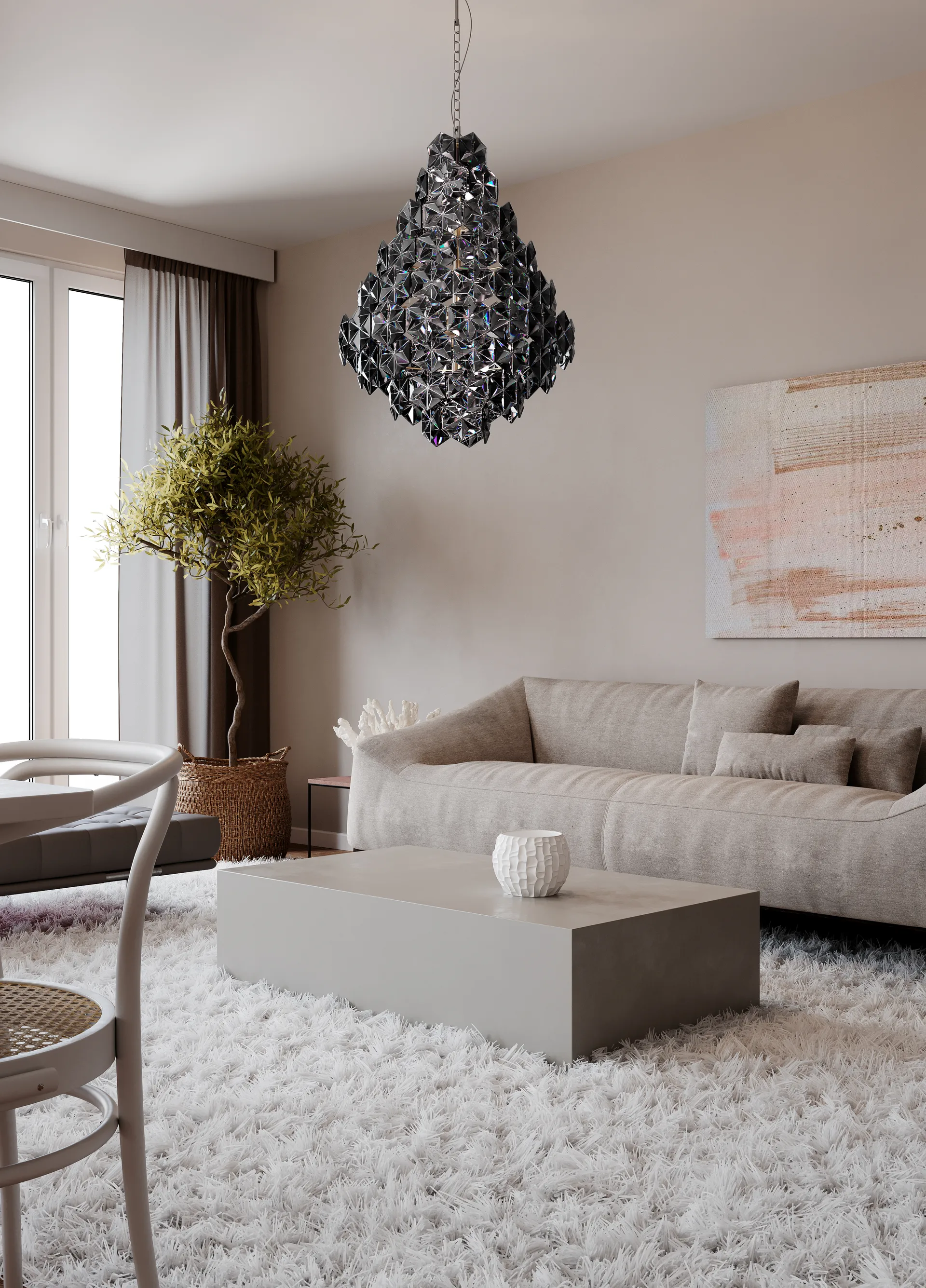 모나크 펜던트 조명, Black-chrome By Rydéns | 바이뤼덴스