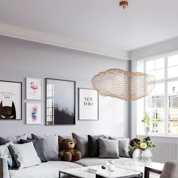 Hayden 천장 램프 - Gold-coloured, 76 cm - By Rydéns | 바이뤼덴스