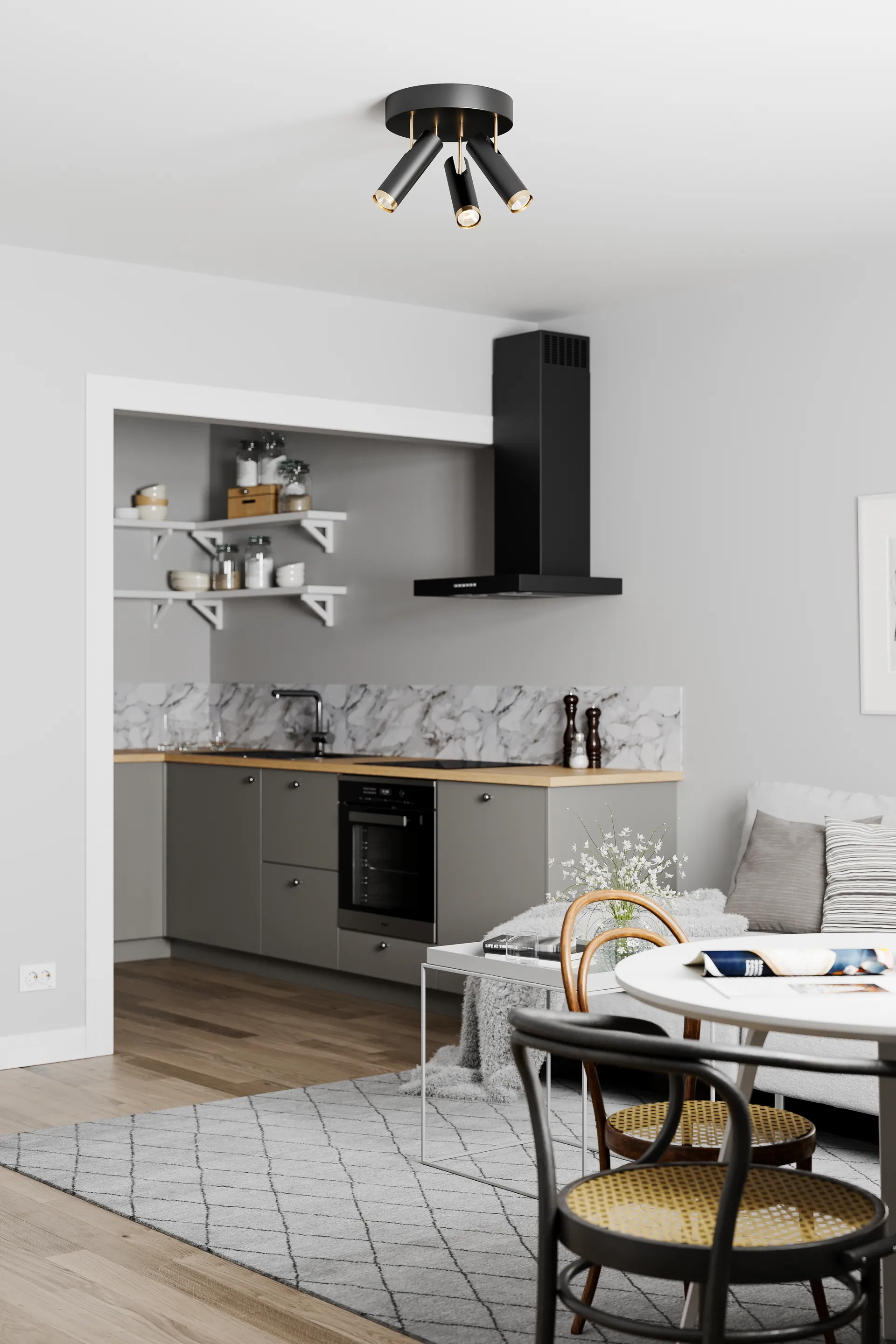 펄스 스포트라이트, Matt black By Rydéns | 바이뤼덴스