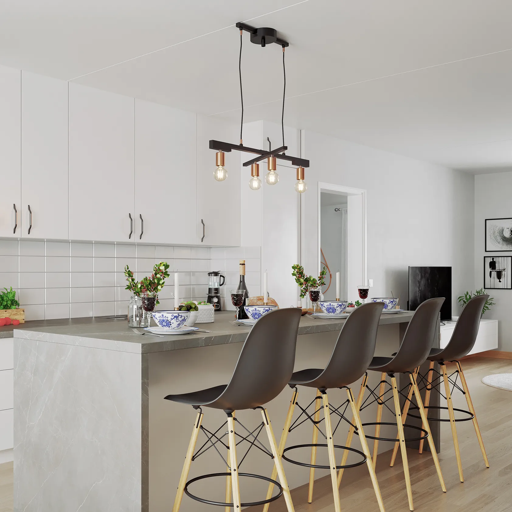 제오나 천장 조명, matte black By Rydéns | 바이뤼덴스