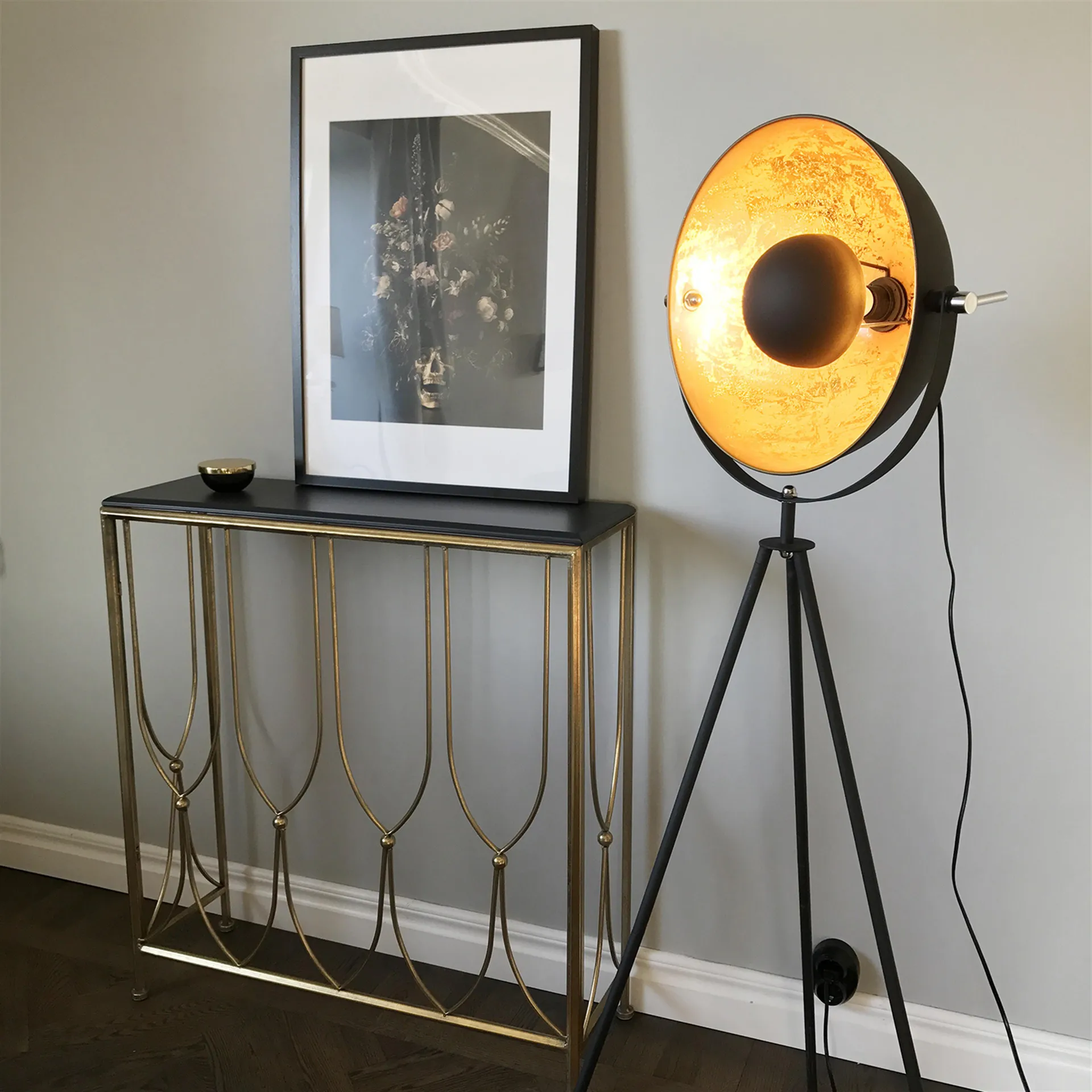 캡틴 미니 플로어 조명, sandblack By Rydéns | 바이뤼덴스