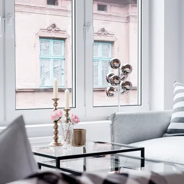 Splendor 테이블 조명 - chrome-smoke grey - By Rydéns | 바이뤼덴스