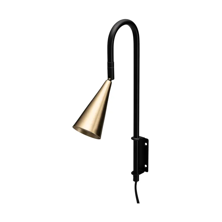 Spline 벽 조명 - Black-brass, 36 cm - By Rydéns | 바이뤼덴스