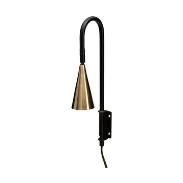 Spline 벽 조명 - Black-brass, 36 cm - By Rydéns | 바이뤼덴스