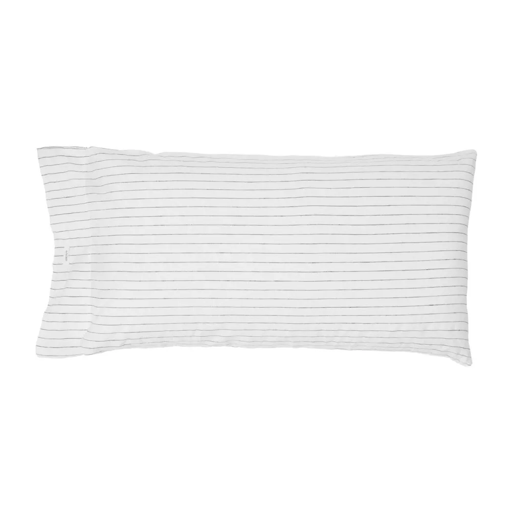 Gunhild 베개커버 50x90 cm, Snow-coal byNORD | 바이노드