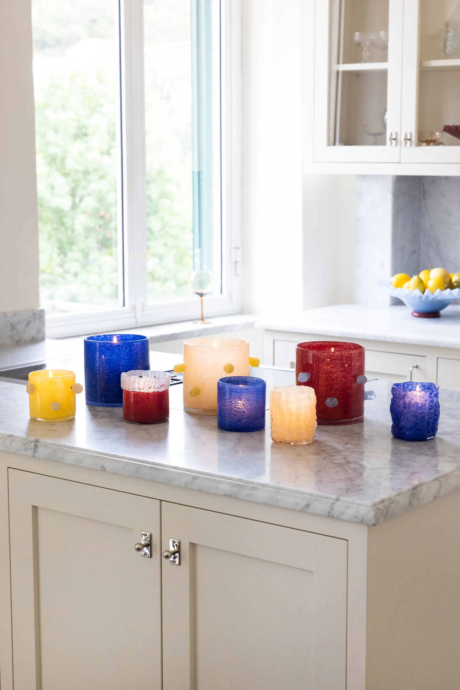 라란느 캔들 홀더 Ø10 cm, Blue Byon | 바이온