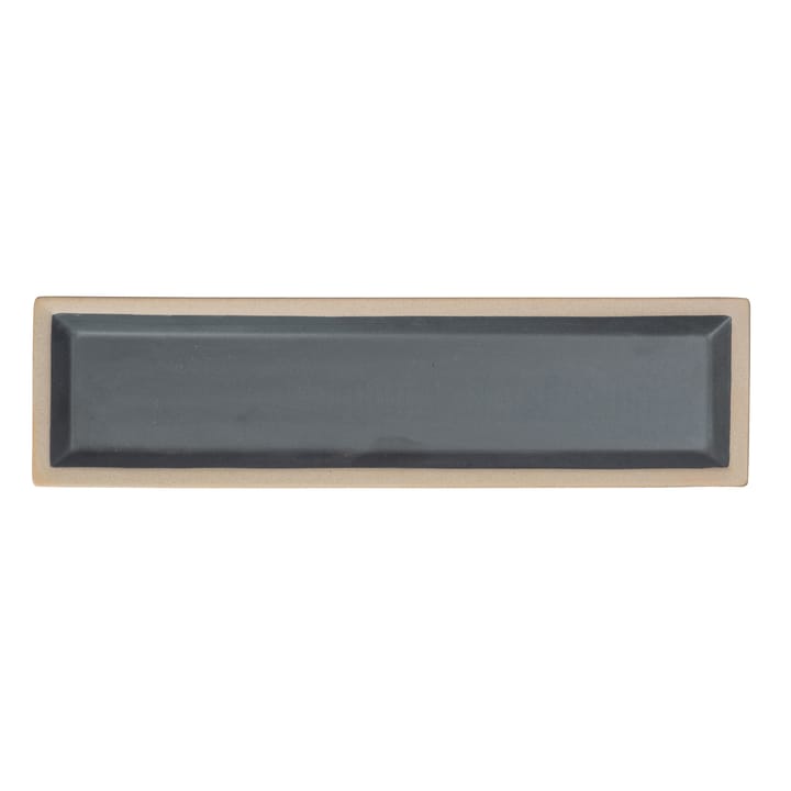 후미코 접시 11.5x43 cm - Beige-black - Byon | 바이온