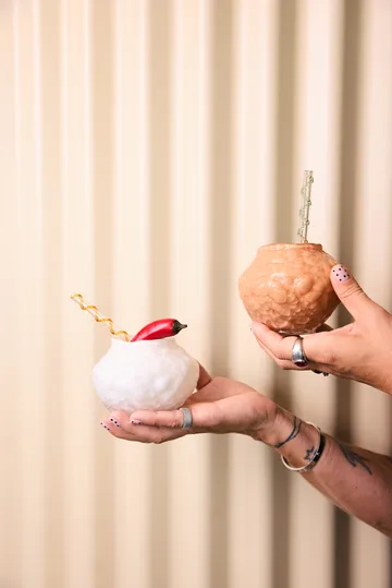 코랄로 화병 미니 11x11x8 cm - Off-white - Byon | 바이온