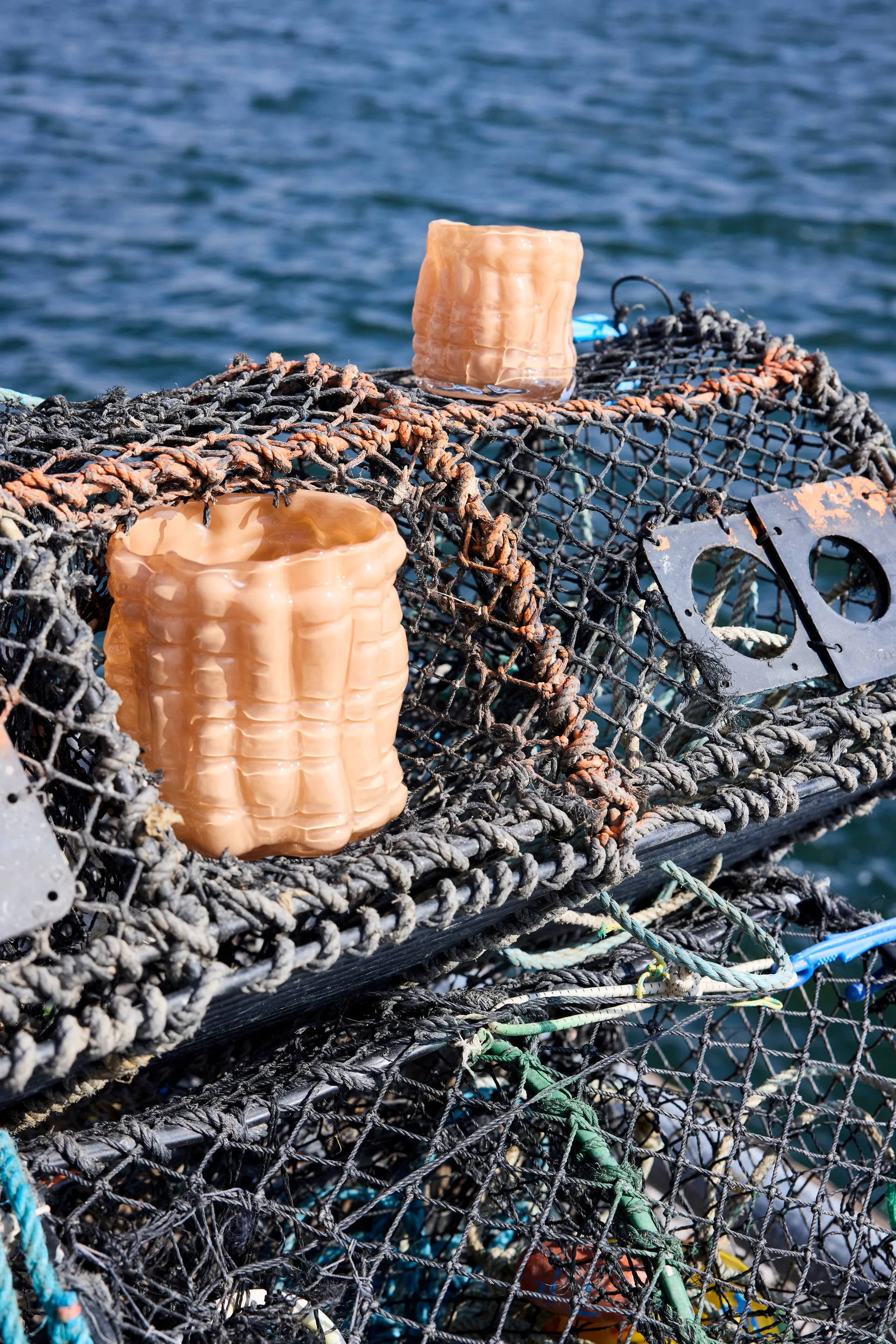 라란느 캔들 홀더 Ø15 cm, Peach Byon | 바이온