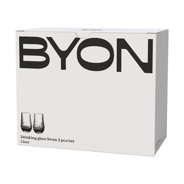 스완 드링킹 글라스 2개 세트 - Clear - Byon | 바이온