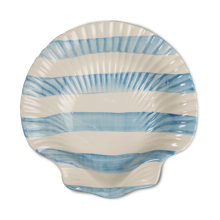 아르모나 스트라이프 접시 23.5x23.5 cm - Light blue-white - Byon | 바이온
