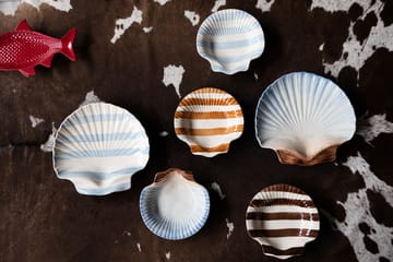 아르모나 스트라이프 플레이트 23.5x23.5 cm - Light brown-white - Byon | 바이온