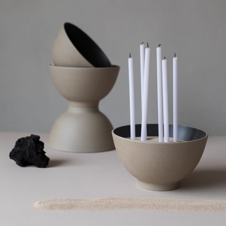 후미코 보울 24 cm, Beige-black Byon | 바이온