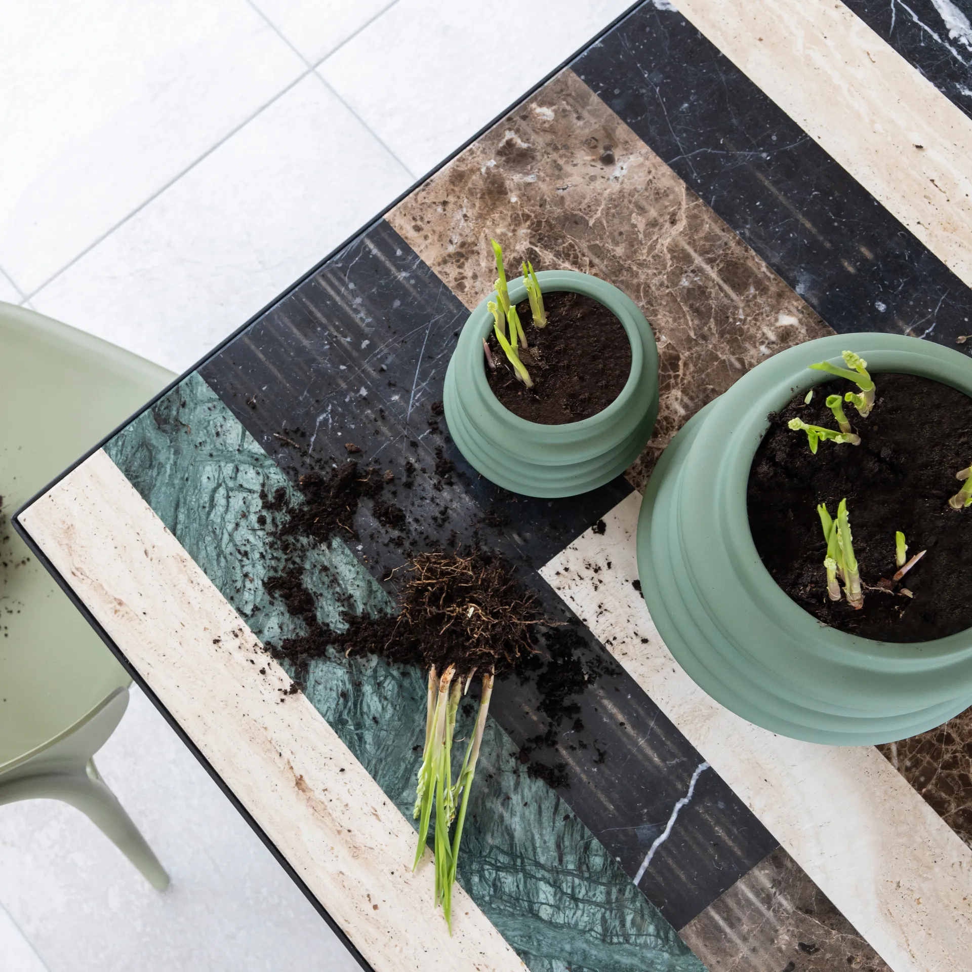 밀라 화병 25 cm, Green Byon | 바이온