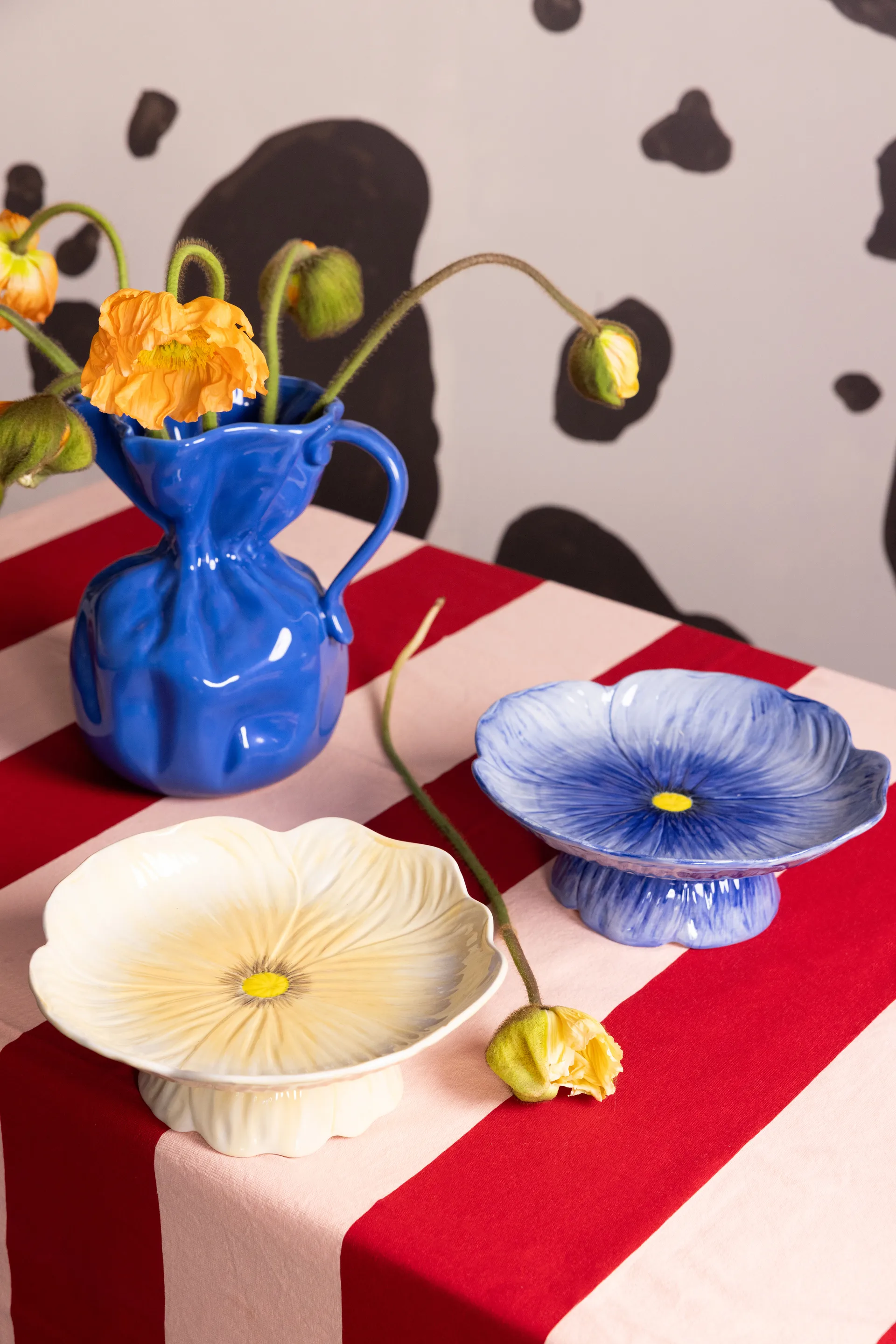 포피 케이크 스탠드 Ø26 cm, Beige Byon | 바이온