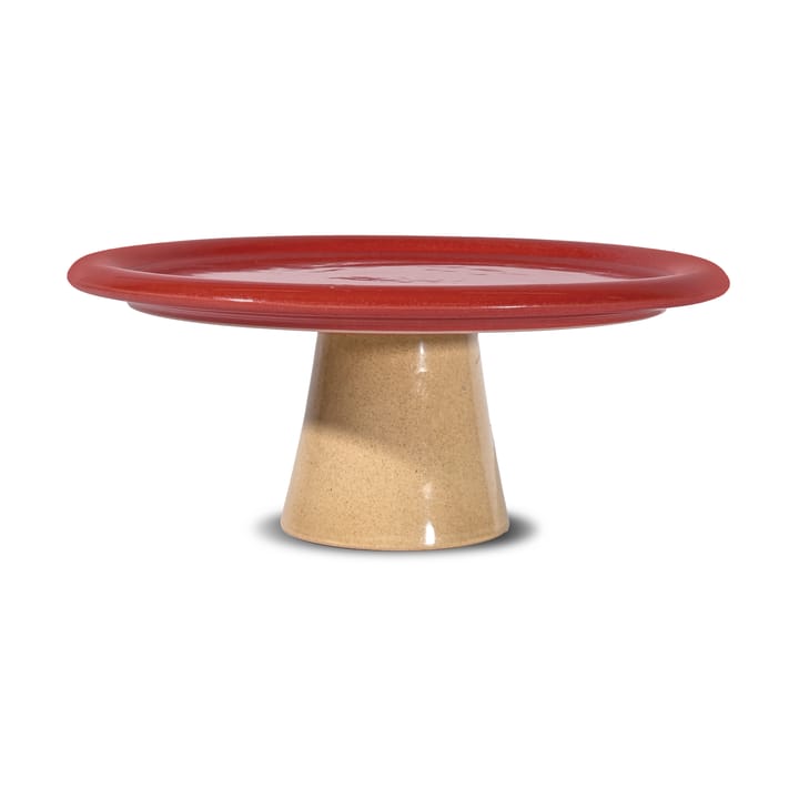 포르토 케이크 플레이트 Ø26x11 cm - Red-beige - Byon | 바이온