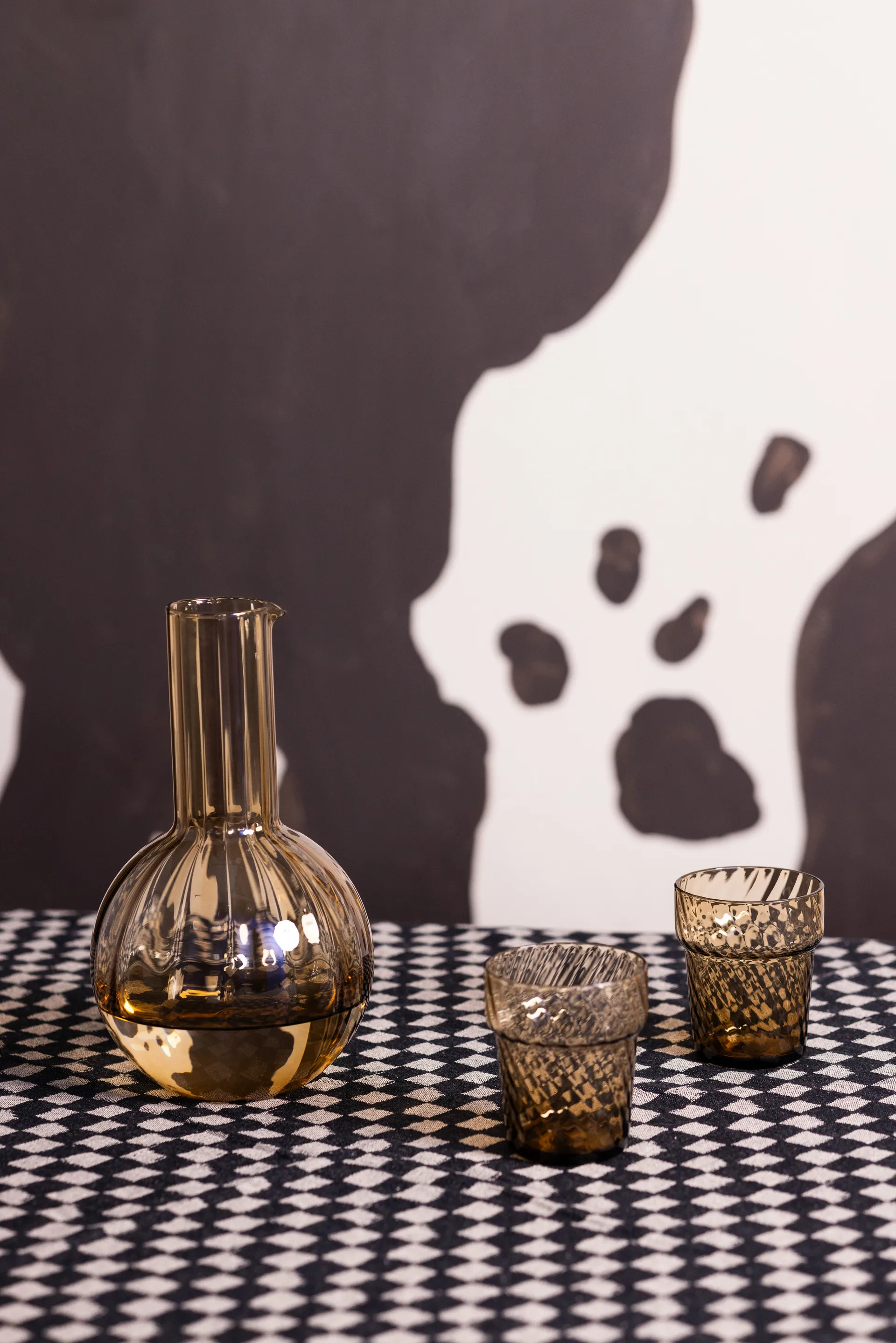 오패시티 드링킹 글라스 30 cl 2개 세트, Brown Byon | 바이온