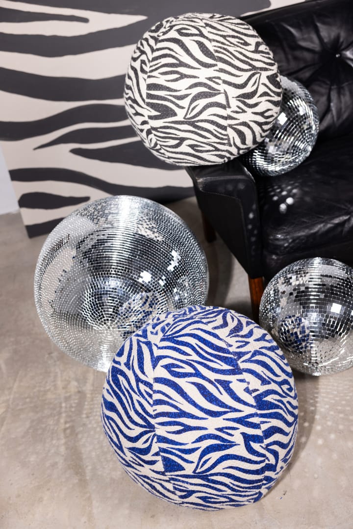 아니마 쿠션 Ø35 cm, Zebra-blue Byon | 바이온