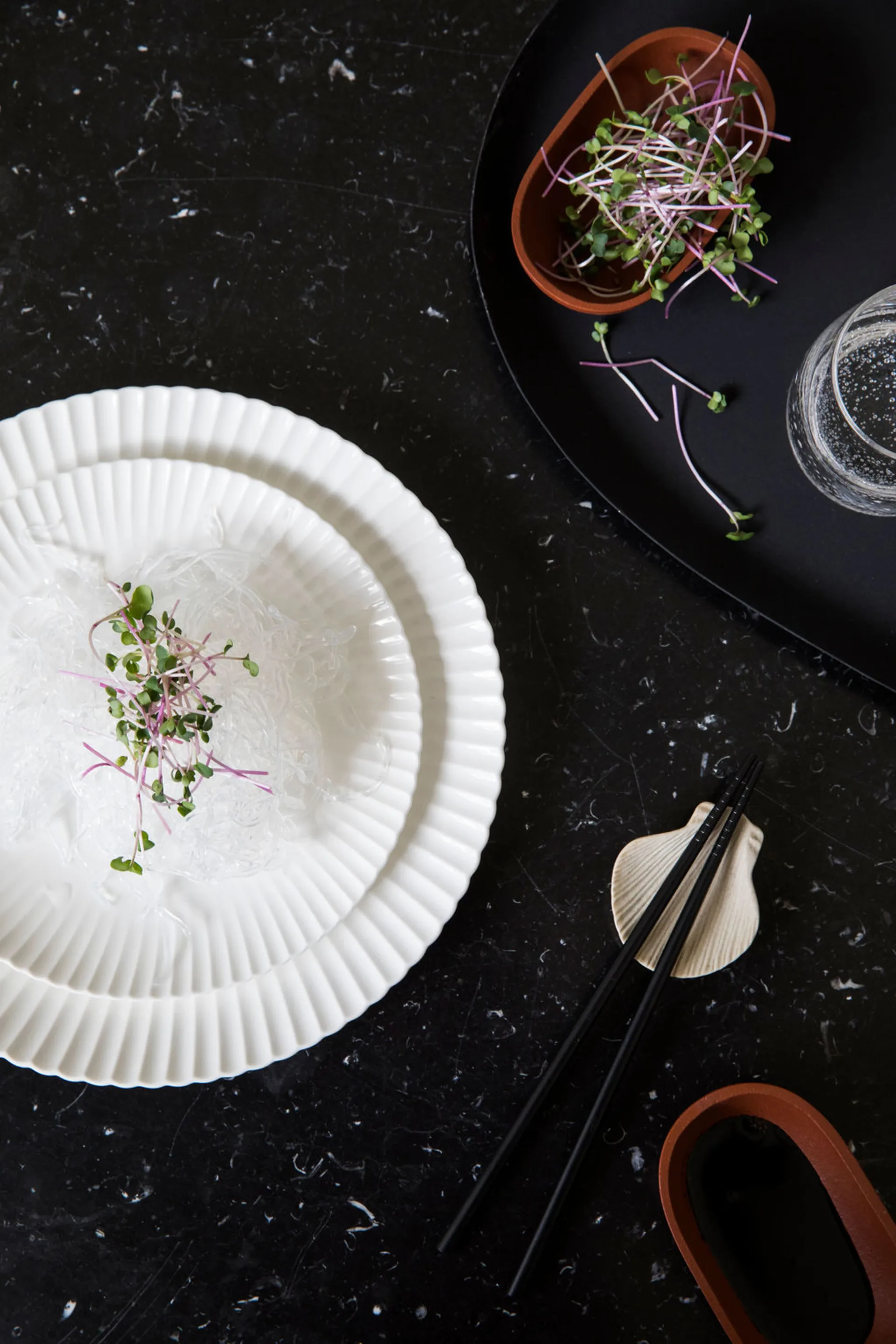 후미코 젓가락 홀더 4개 세트, Beige Byon | 바이온