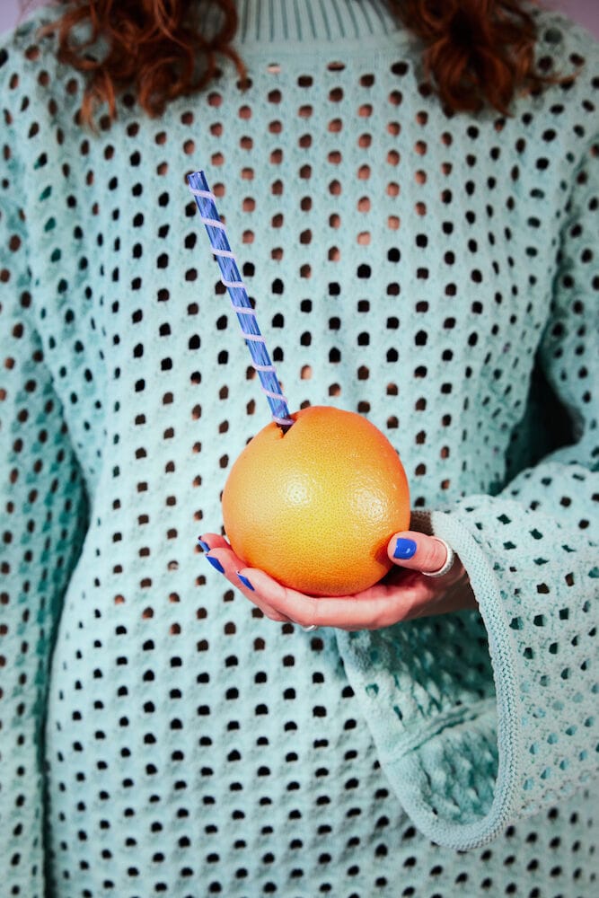 축하 빨대 4팩, Blue-Amber-Pink-Green Byon | 바이온