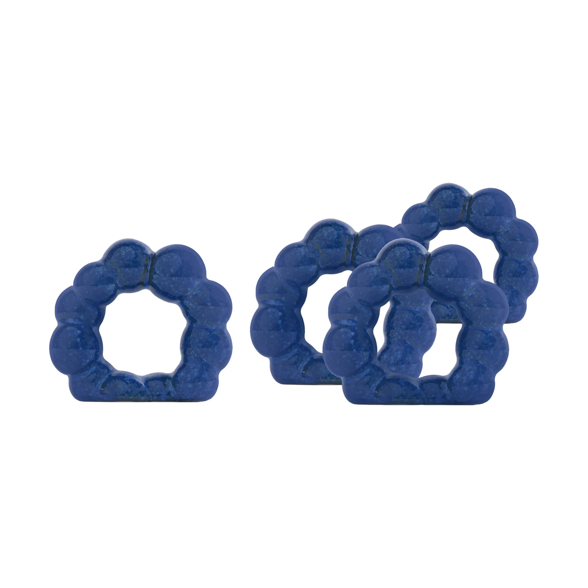 포르토 냅킨 링 4개 세트, Blue Byon | 바이온