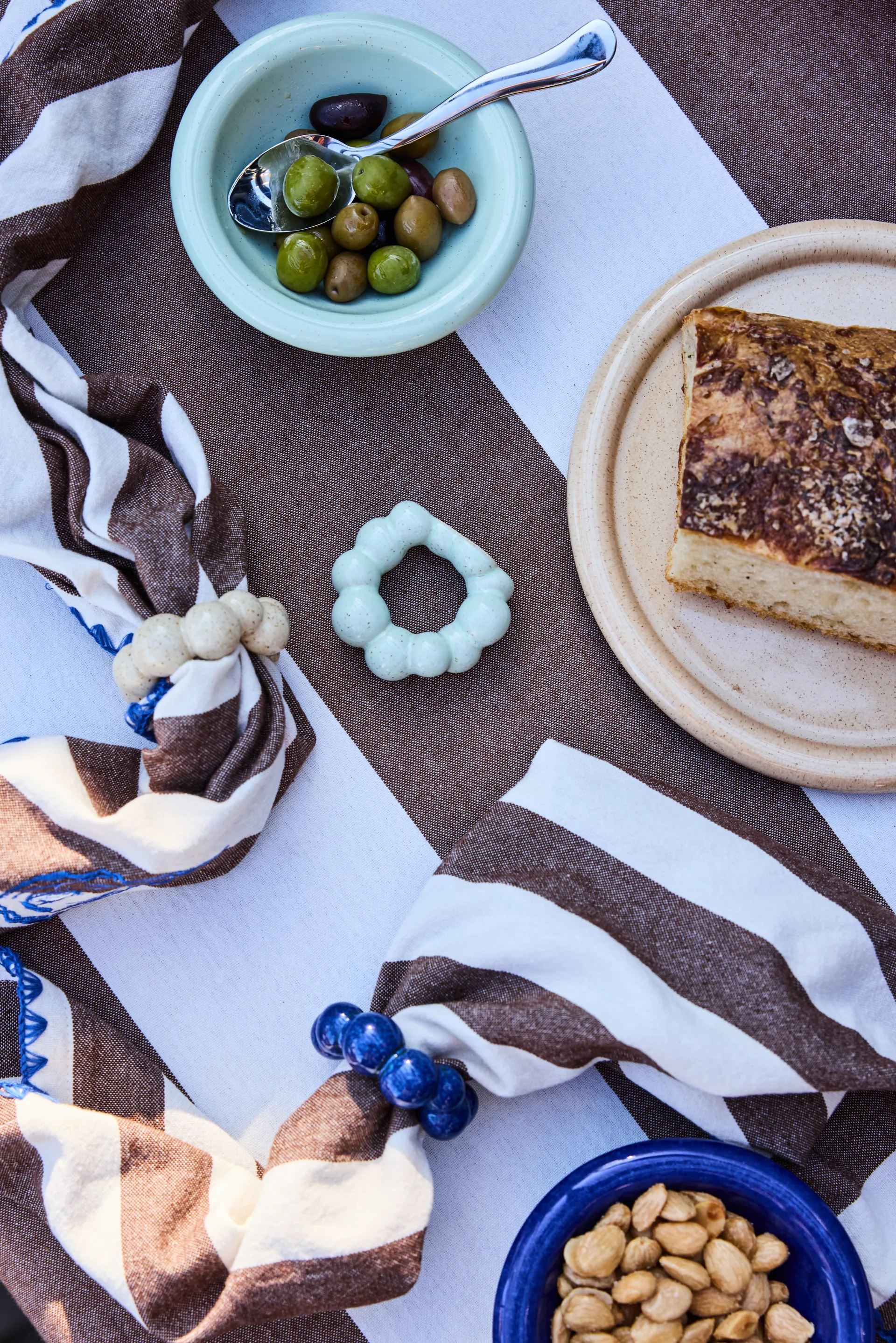 포르토 냅킨 링 4개 세트, Blue Byon | 바이온