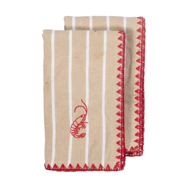 버바 패브릭 냅킨 45x45 cm 2개 세트 - Beige - Byon | 바이온