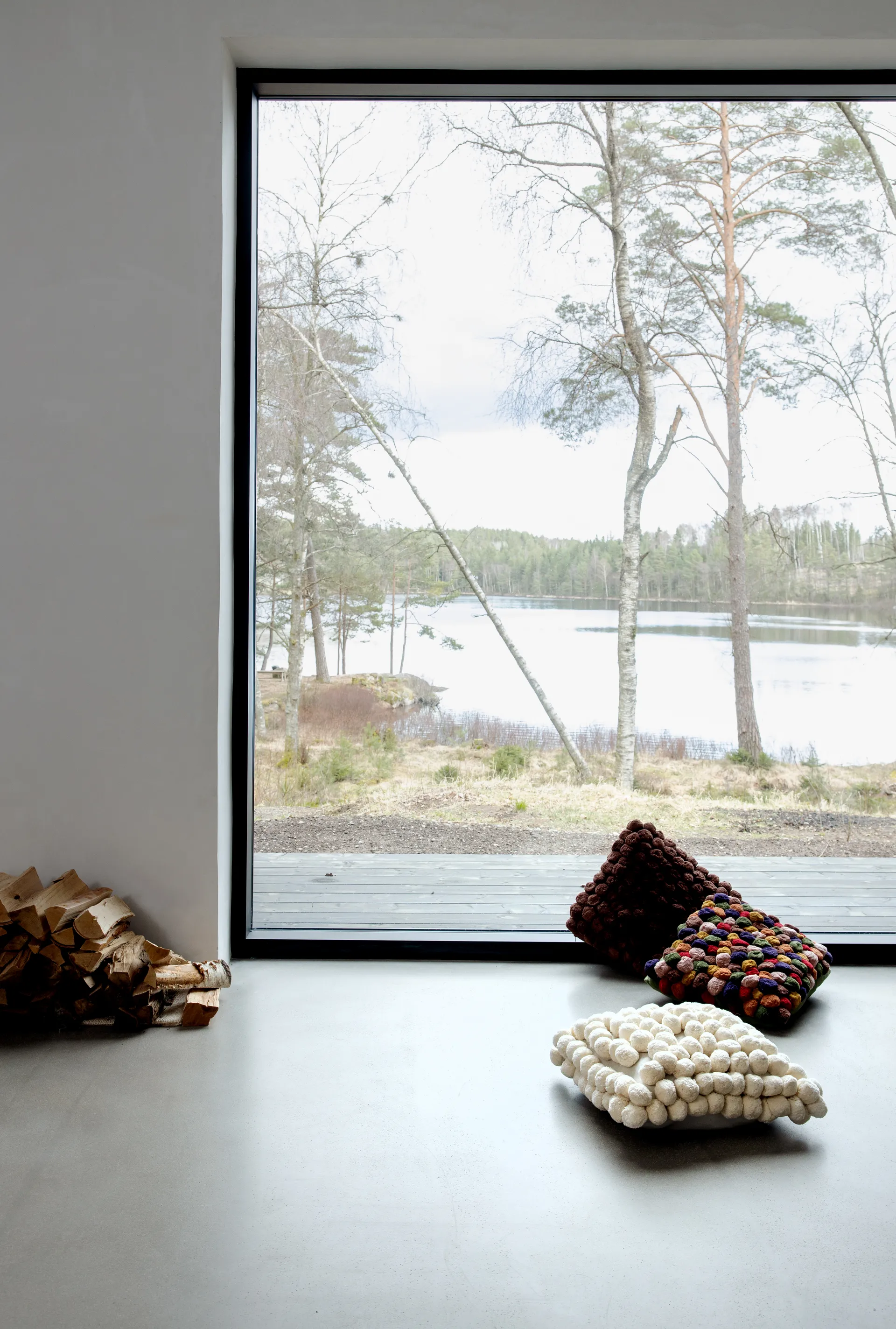 폼폼 베개 45x45 cm, off white Byon | 바이온