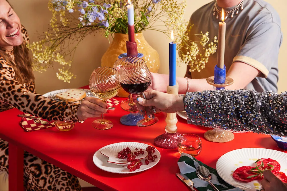 오파시티 와인 글래스 47 cl 2개 세트, Peach Byon | 바이온