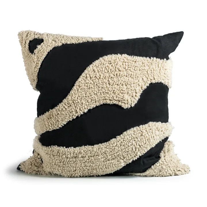 플러피 쿠션 50x50 cm - Black-beige, 50x50 cm - Byon | 바이온