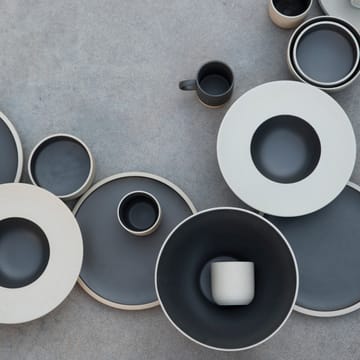 후미코 컵 - Beige-black - Byon | 바이온