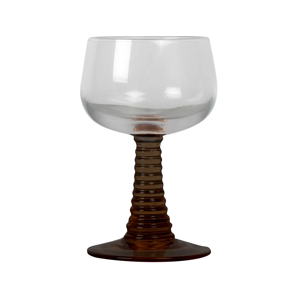 이와 와인잔, clear-brown Byon | 바이온