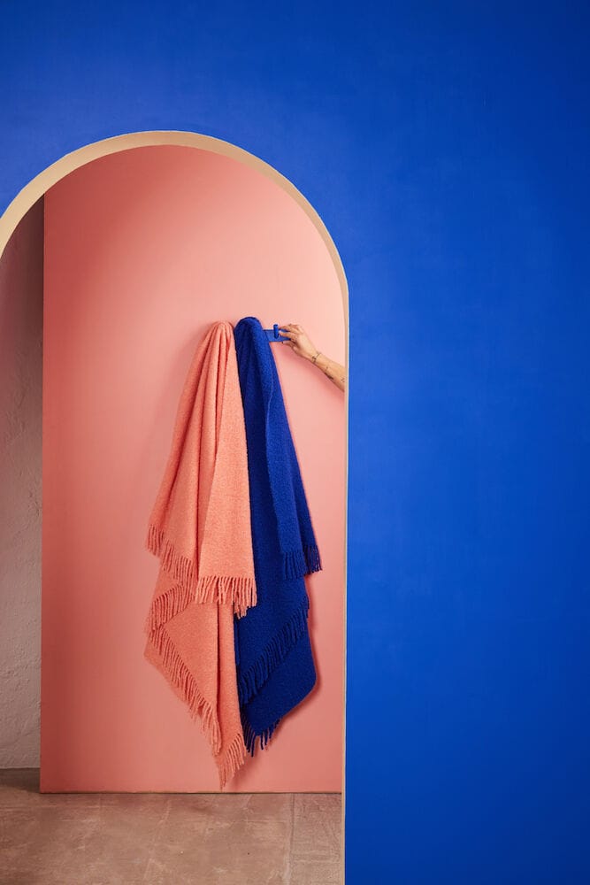 Franca 스로우 담요 130x170 cm - Pink - Byon | 바이온