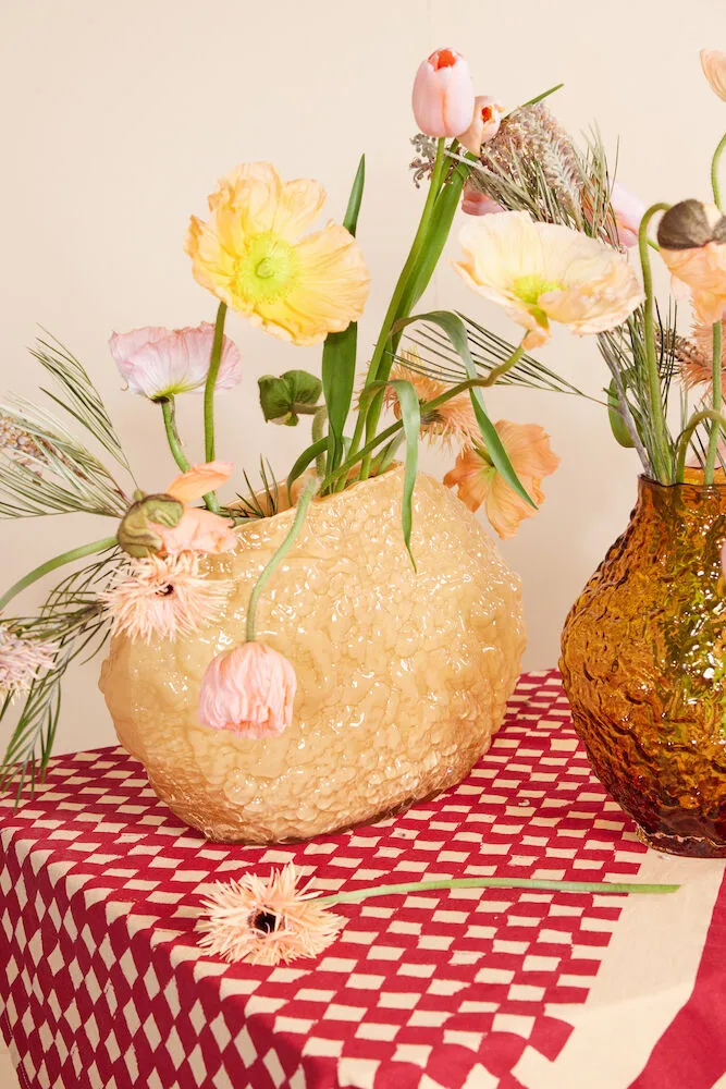 코랄로 화병 L 15x45 cm, Yellow Byon | 바이온