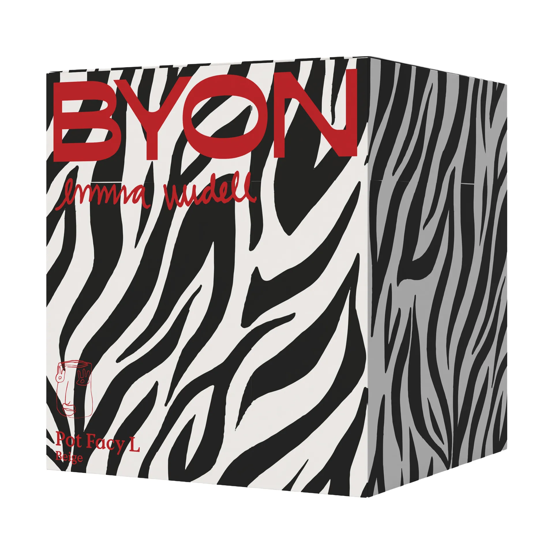 페이시 화병 L 24x19x22 cm, Beige Byon | 바이온