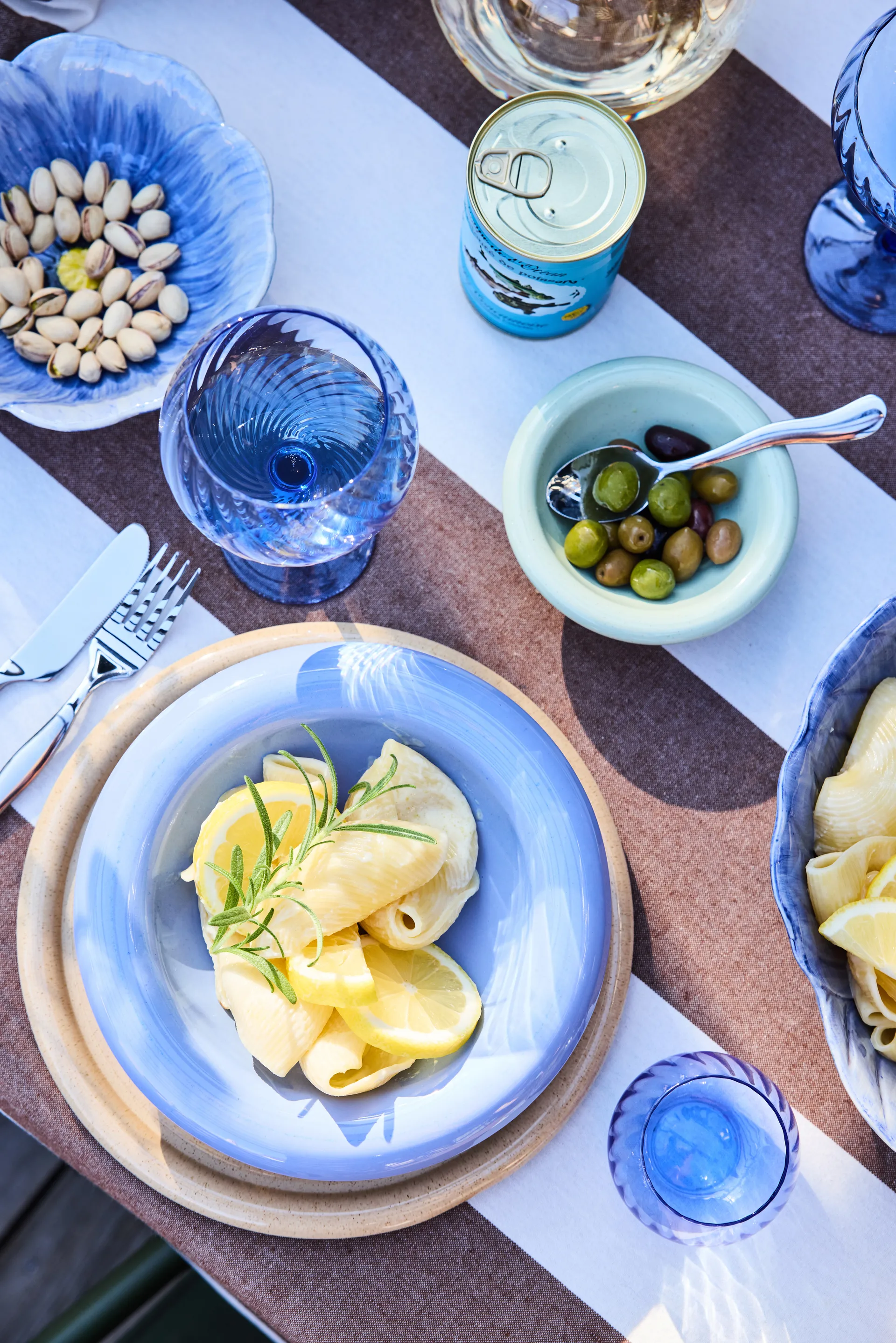 포르토 딥 플레이트, Light blue, Ø22 cm Byon | 바이온