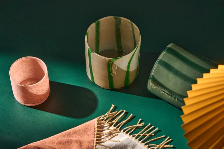 캘로어 캔들홀더-화병 M 15 cm, Green-beige Byon | 바이온